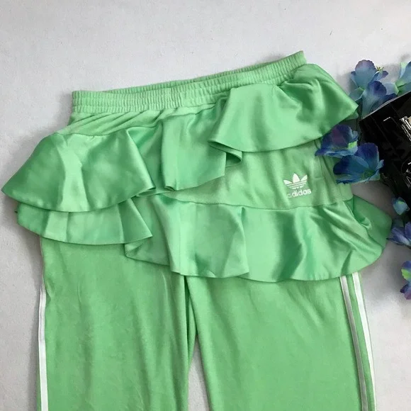 ❌SOLD❌ Adidas NWT Skirted J Koo Track Pant for Women L - Picture 2 of 11